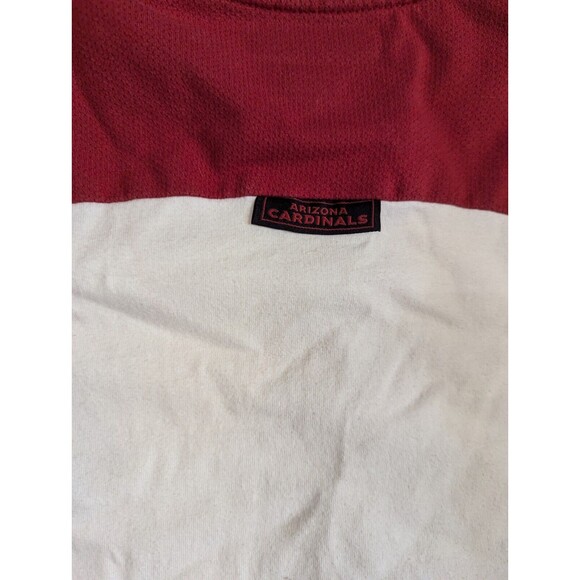 NFL Arizona Cardinals Team Apparel Shirt Men's Size XL White And Red - Picture 6 of 7